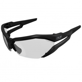 Mechanix VVS-10AE Vision Type-V Safety Glasses - Black Frame - Clear Anti-Fog Lens