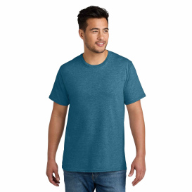 Port & Company PC340 CVC Tee - Mountain Blue Heather