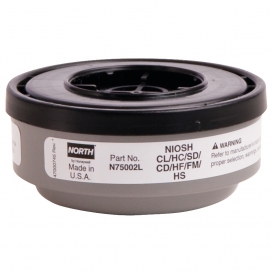 North Safety N75002L Acid Gas and Formaldehyde Cartridge