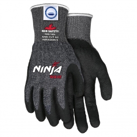 MCR Safety N96780 Ninja Wave Gloves - 13 Gauge Speckled Dyneema/Diamond Technology Shell