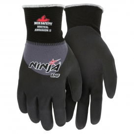 MCR Safety N96793 Ninja BNF Nitrile Foam Coated Gloves - 15 Gauge Nylon/Spandex Shell