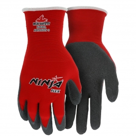 OZERO Garden Gloves Flex Grip Tough Cowhide Leather Work Gloves