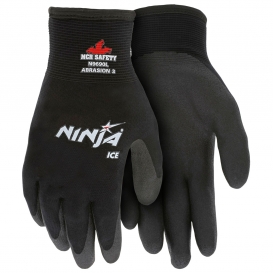 MCR Safety N9690 Ninja Ice HPT Foam Coated Gloves - 15 Gauge Nylon Shell