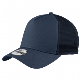 New Era NE205 Snapback Trucker Cap - Deep Navy/ Deep Navy