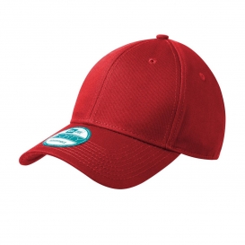 New Era NE200 Adjustable Structured Cap - Scarlet Red