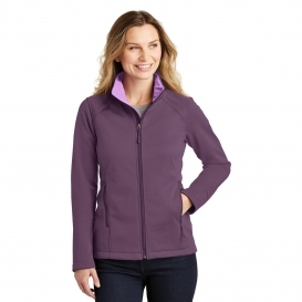 The North Face NF0A3LGY Ladies Ridgeline Soft Shell Jacket - Blackberry Wine