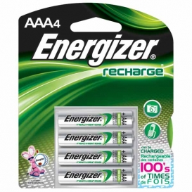 Energizer Rechargeable AAA Batteries 4-pack