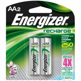 Energizer Rechargeable AA Batteries 2-pack