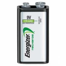 Energizer Rechargeable 9V Batteries - Single