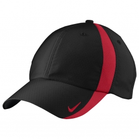 Nike 247077 Sphere Dry Cap - Black/Gym Red