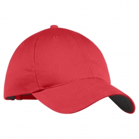 Nike 580087 Unstructured Twill Cap - Gym Red