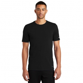 Nike NKBQ5231 Dri-FIT Cotton/Poly Short Sleeve Tee - Black