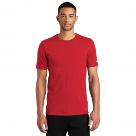 Nike NKBQ5231 Dri-FIT Cotton/Poly Short Sleeve Tee - Gym Red