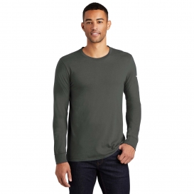 Nike NKBQ5232 Core Cotton Long Sleeve Tee - Anthracite