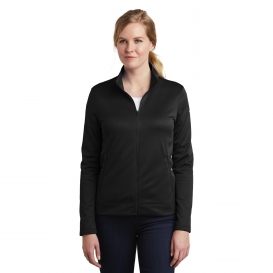 Nike NKAH6260 Ladies Therma-FIT Full-Zip Fleece - Black