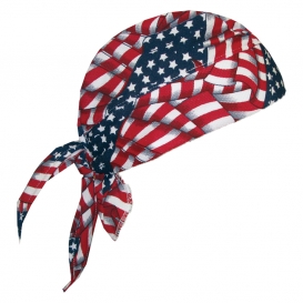 TechNiche 6536 Evaporative Cooling Skull Cap - USA Flag