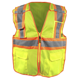 OccuNomix ECO-ATRNSMB Type R Class 2 Breakaway Two-Tone Mesh Safety Vest