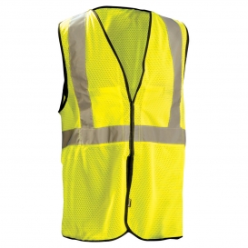 OccuNomix ECO-GCB Value Type R Class 2 Breakaway Mesh Safety Vest - Yellow/Lime