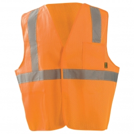 OccuNomix ECO-IMB 5 Point Breakaway Mesh Safety Vest - Orange