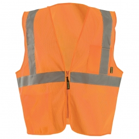 OccuNomix ECO-IMZX Type R Class 2 Value X-Back Mesh Safety Vest - Orange