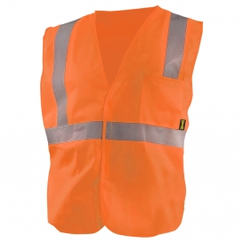 OccuNomix ECO-IS Type R Class 2 Value Solid Safety Vest - Orange