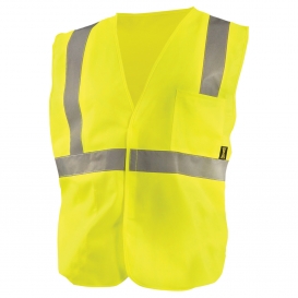 OccuNomix ECO-IS Type R Class 2 Value Solid Safety Vest - Yellow/Lime