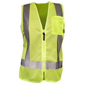 OccuNomix ECO-RYIMZW Type R Class 2 Women\'s Recycled/Sustainable Classic Mesh Safety Vest