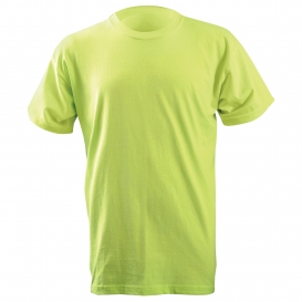 OccuNomix LUX-300 Non ANSI Cotton Safety T-Shirt - Yellow/Lime