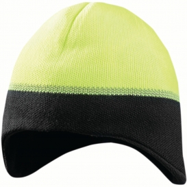 OccuNomix LUX-EWRB Ear Warming Reflective Beanie - Yellow/Lime