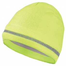 OccuNomix LUX-KCR Hi-Viz Knit Beanie - Yellow/Lime