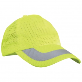 OccuNomix LUX-MHVBCAP Non-ANSI High Visibility Ball Cap - Yellow/Lime