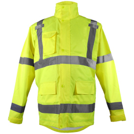 OccuNomix LUX-RSLTJ Type R Class 3 Lightweight Breathable Rain Jacket