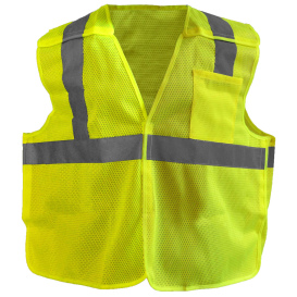 OccuNomix LUX-RY2MB Type R Class 2 5-Point Breakaway Mesh Safety Vest - Made From Recycled Material