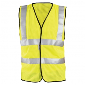 OccuNomix LUX-SSCOOLG Premium Mesh Dual Stripe Safety Vest - Yellow/Lime