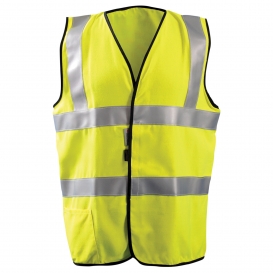 OccuNomix LUX-SSFG-FR Type R Class 2 Premium Dual Stripe Solid FR Safety Vest