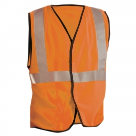 OccuNomix LUX-SSG/FR Type R Class 2 Premium Solid FR Safety Vest - Orange