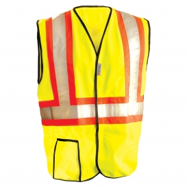 OccuNomix LUX-SSG2T Type R Class 2 Premium Solid Two-Tone Safety Vest