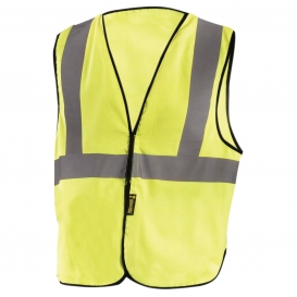 OccuNomix LUX-XFR Non-ANSI Value Flame Resistant Cotton Solid Safety Vest - Yellow/Lime