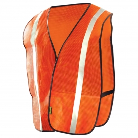 OccuNomix LUX-XSBM Non ANSI Reflective Mesh Safety Vest - Orange