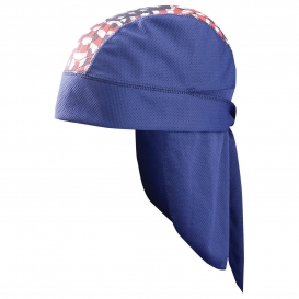 OccuNomix TD201 Wicking & Cooling Extended Neck Shade Skull Cap - Wave