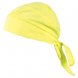 OccuNomix TN5-INFR Tuff Nougies FR Tie Hat Doo Rag - Hi-Viz Yellow