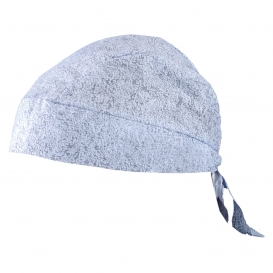 OccuNomix TN6 Tuff Nougies Deluxe Tie Hat Doo Rag with Elastic - Blue Denim