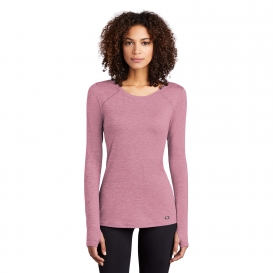 OGIO Endurance LOE340 Ladies Force Long Sleeve Tee - Lilac Heather