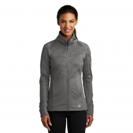 OGIO Endurance LOE702 Ladies Sonar Full-Zip Jacket - Track Grey Heather