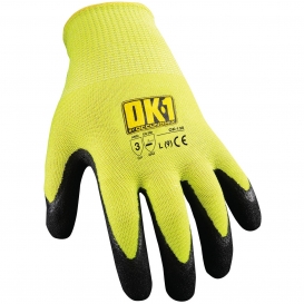 OK-1 Safety OK-130 Hi-Viz ANSI Cut Level 3 Work Gloves