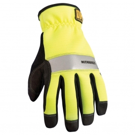 OK-1 CCG250 CoolCore Wicking Mechanics Work Gloves - Yellow/Lime