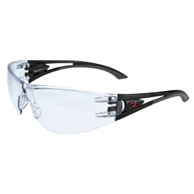 Radians OP1010ID Optima Safety Glasses - Black Temples - Clear Lens