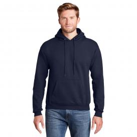 Hanes P170 EcoSmart Pullover Hooded Sweatshirt - Navy
