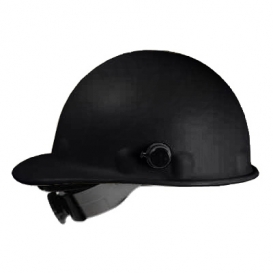 Fibre Metal P2AQRW Roughneck Hard Hat - Quick-Lok - Ratchet Suspension - Black