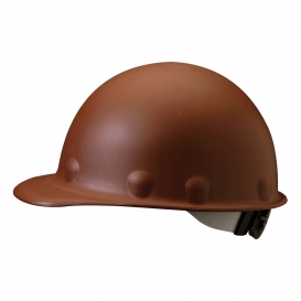 Fibre Metal P2ARW Roughneck Hard Hat - Ratchet Suspension - Brown